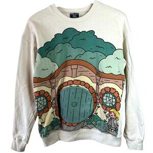 BoxLunch Frodo's House Moving Door Sweatshirt Size M Lord of the Rings Hobbit